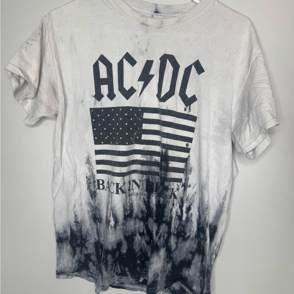AC/DC Graphic T-Shirt - Black & White